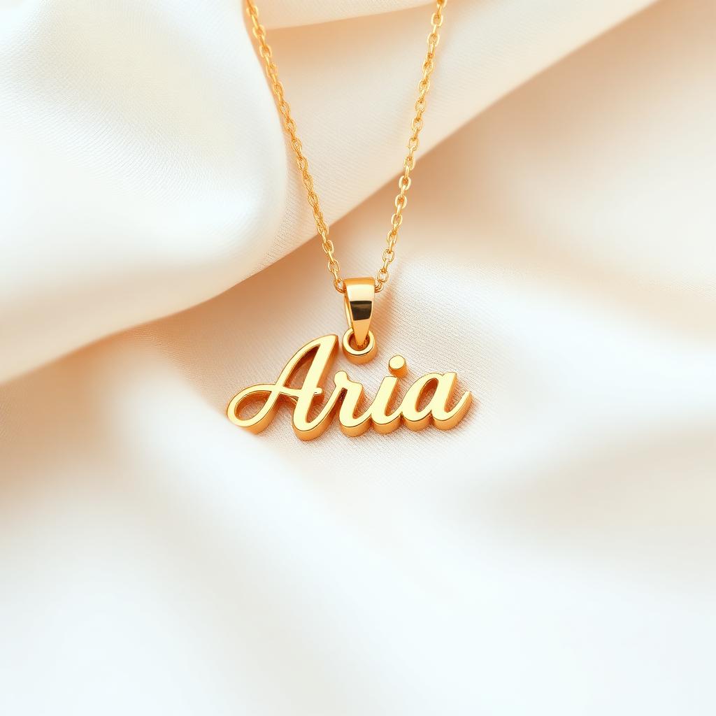 Aria Script Nameplate