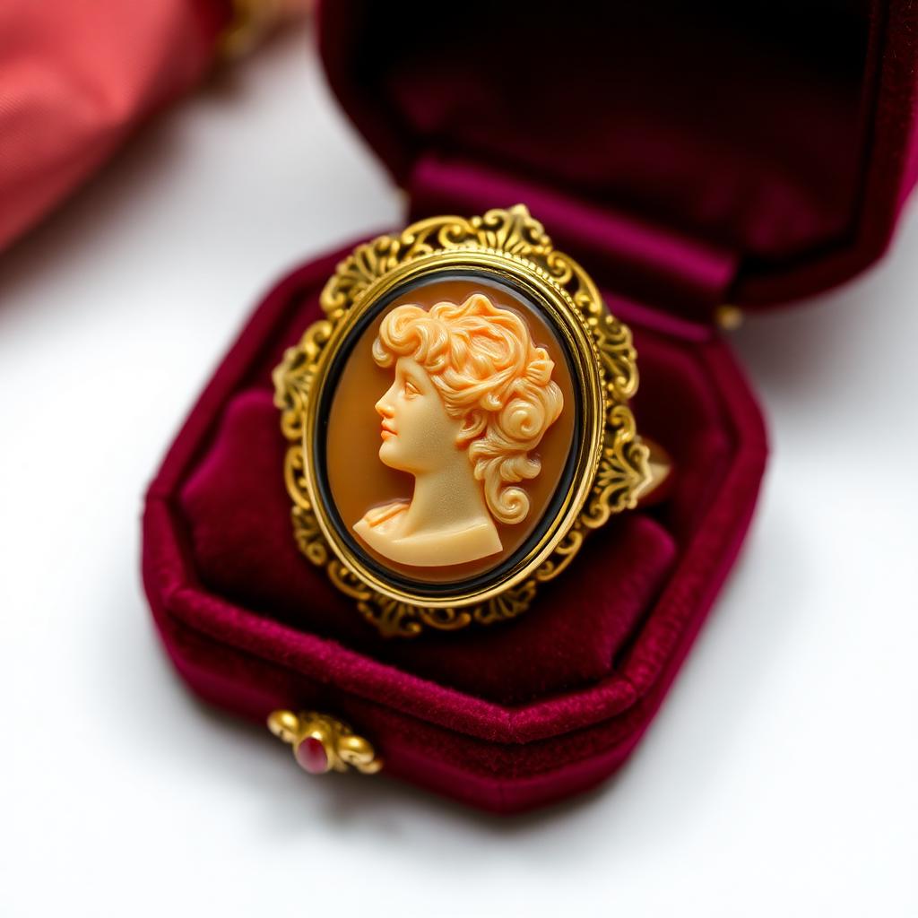 Vintage Filigree Cameo